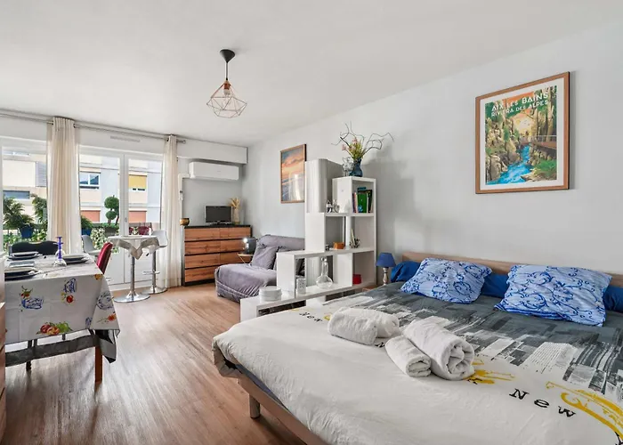 Lx136 Cosy Avec Balcon & Montagne - דירה *